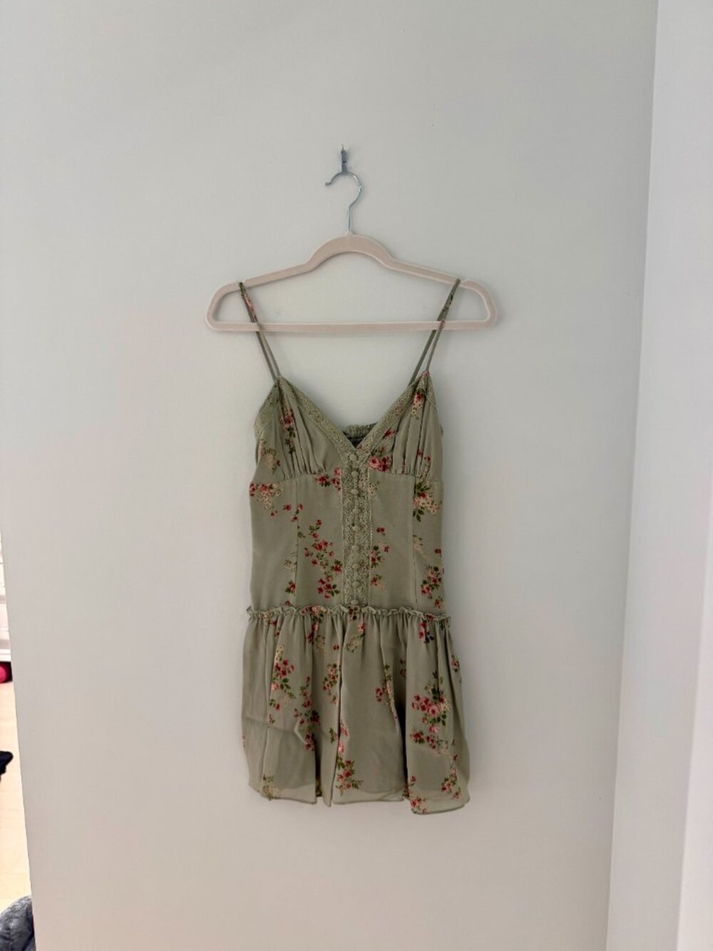 Reformation Citrus Dress Green - Size 4 - Picture 3 of 4